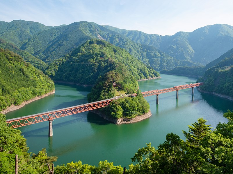 奥大井湖上駅,旅行,静岡