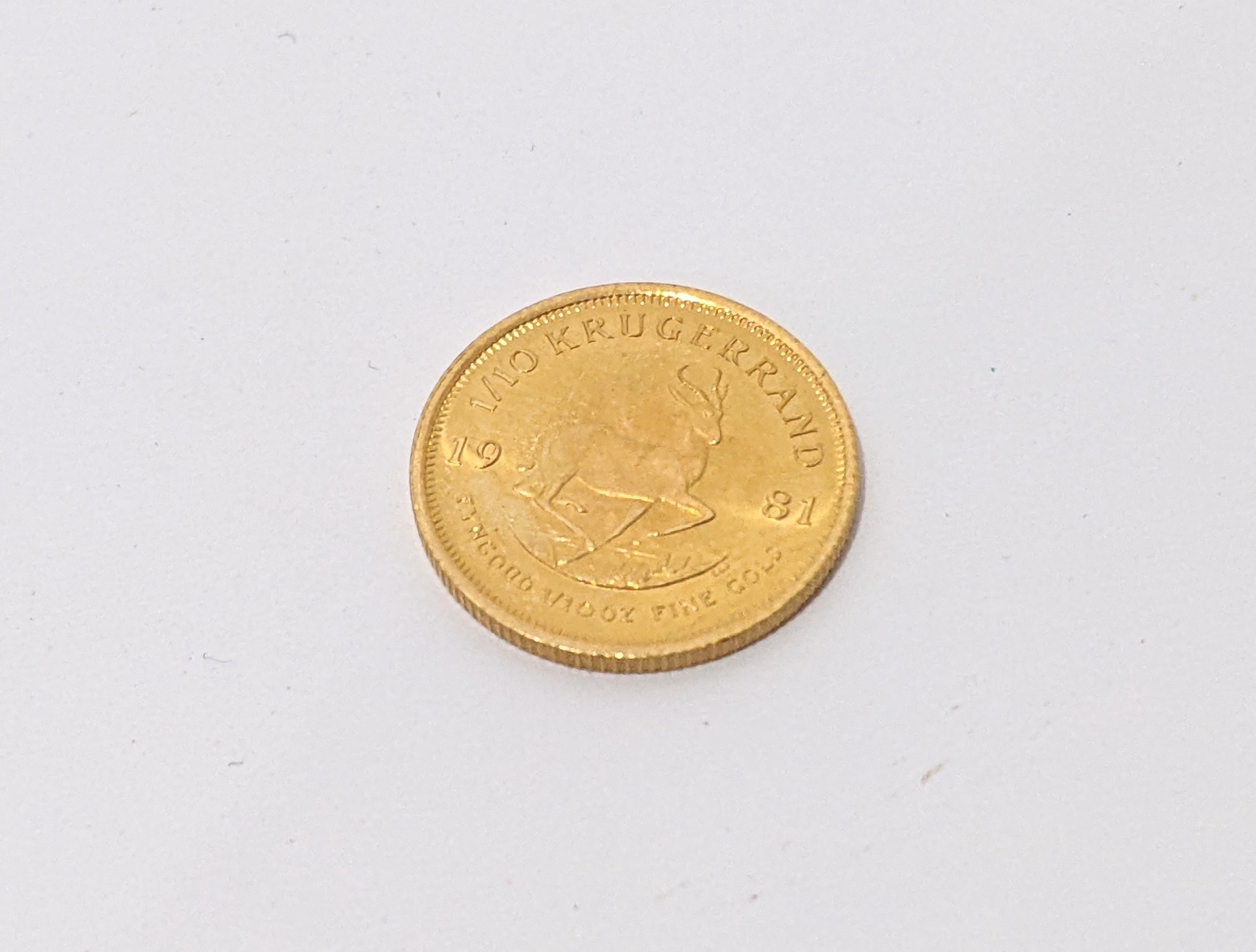 クルーガーランド,金貨,コイン,1/10oz,K22C,買取