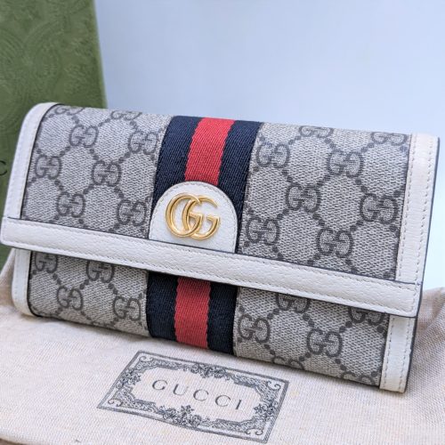 GUCCI,グッチ,GGスプリーム,オフディア,長財布