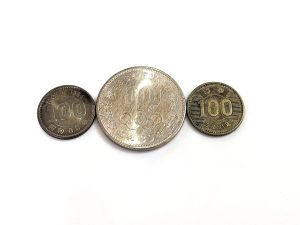 東京オリンピック,1000円銀貨,100円銀貨