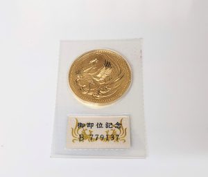 金貨,10万円,御即位