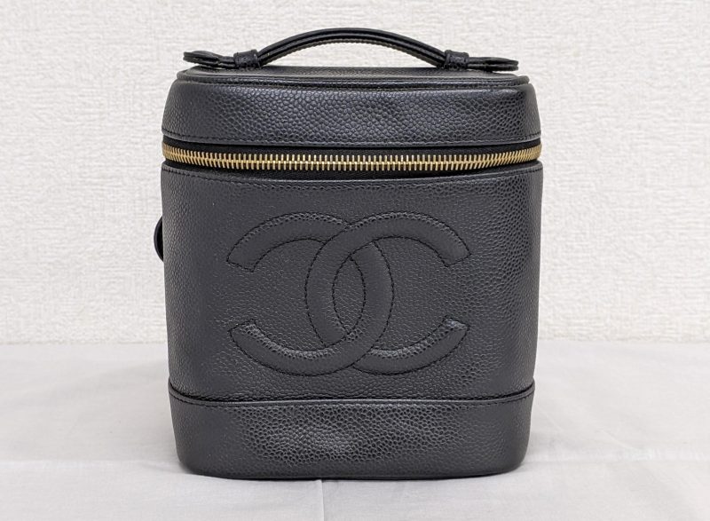 CHANEL,バニティバッグ,キャビアスキン