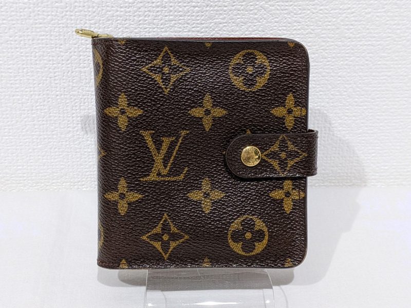 LV,コンパクトジップ,二つ折り財布