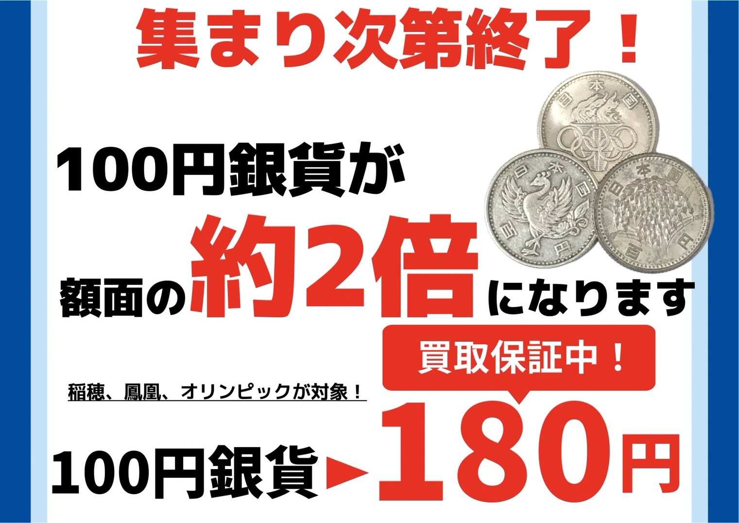 100円銀貨,古銭,シルバー