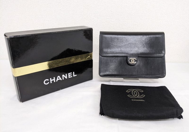 CHANEL,レザー,セカンドバッグ