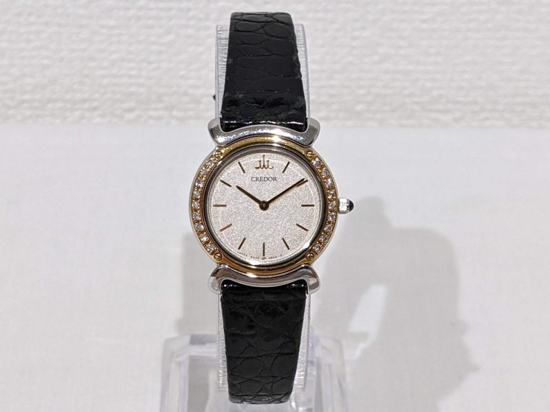 SEIKO,クレドール,18KTダイヤベゼル