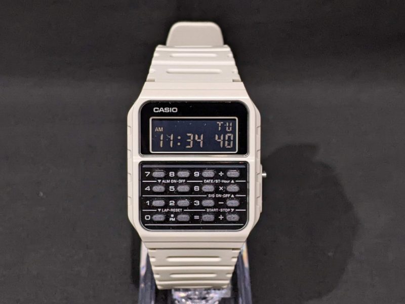 CASIO,カリキュレーター,アイボリー