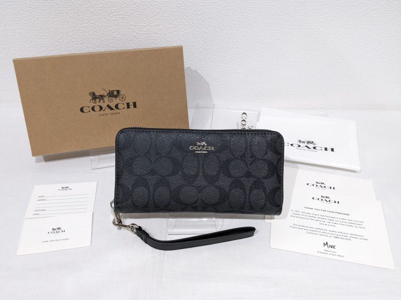 COACH,シグネチャー,長財布